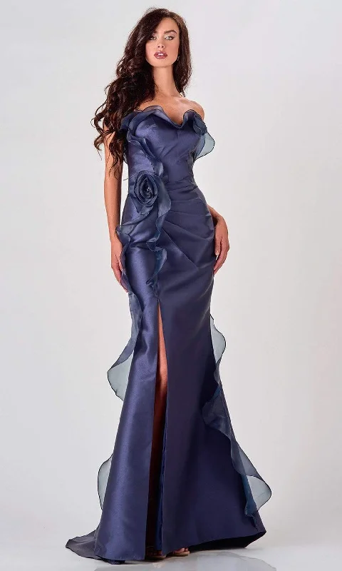 women's bow dressesTerani Couture 2111E4743 - Satin Gown