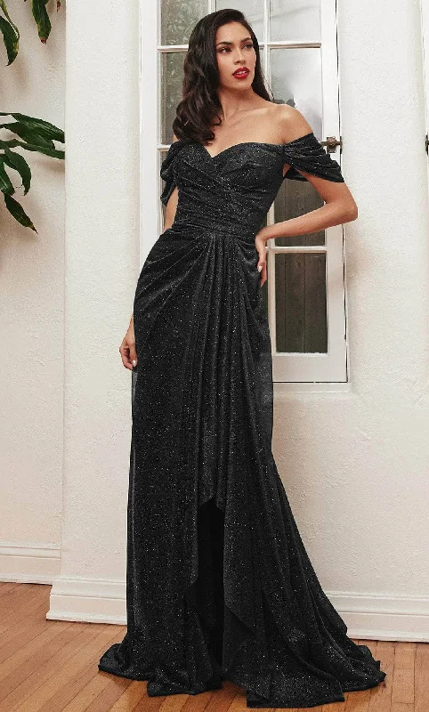 women's vintage dressesLadivine CD878 - Draped Gown