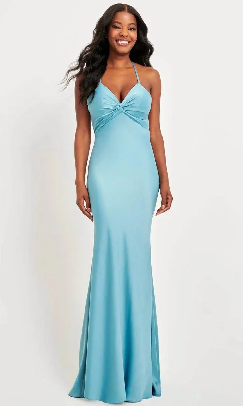 women's pear-shaped body dressesFaviana 11066 - Satin Gown