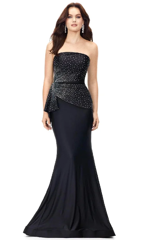 women's short-sleeved dressesAshley Lauren 11295 - Strapless Gown