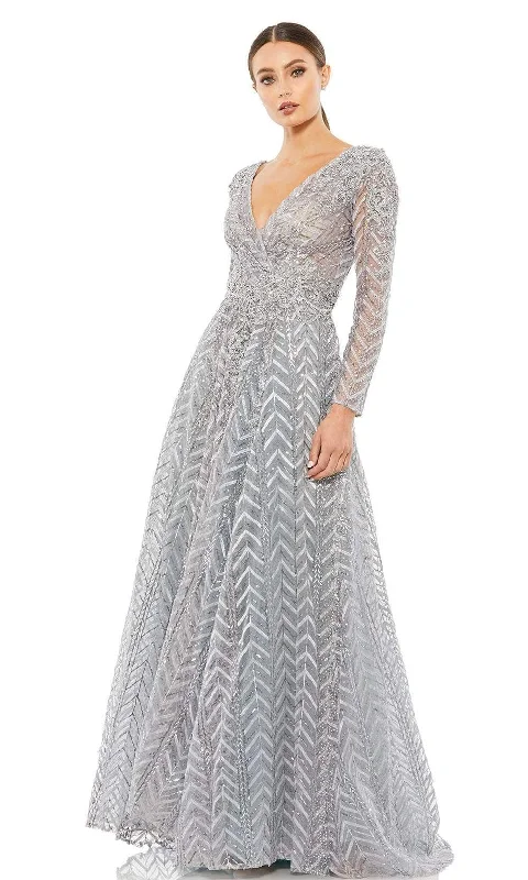 women's flowy dressesMac Duggal 20189 Long Sleeve Gown