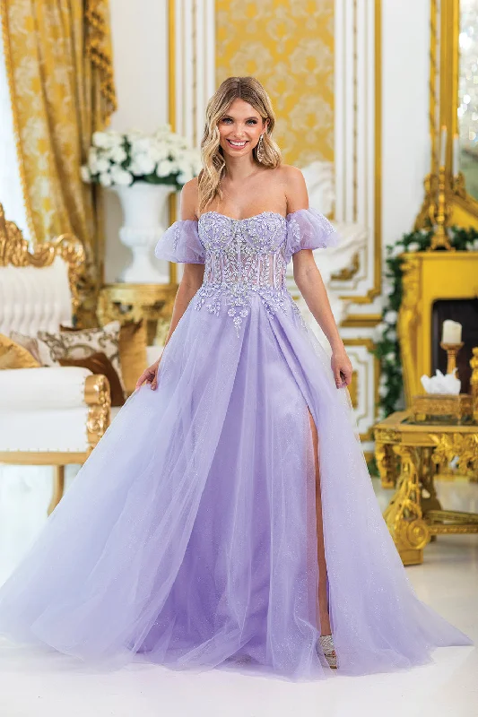 women's pear-shaped body dressesDancing Queen 4406 - Embellished Sweetheart Gown