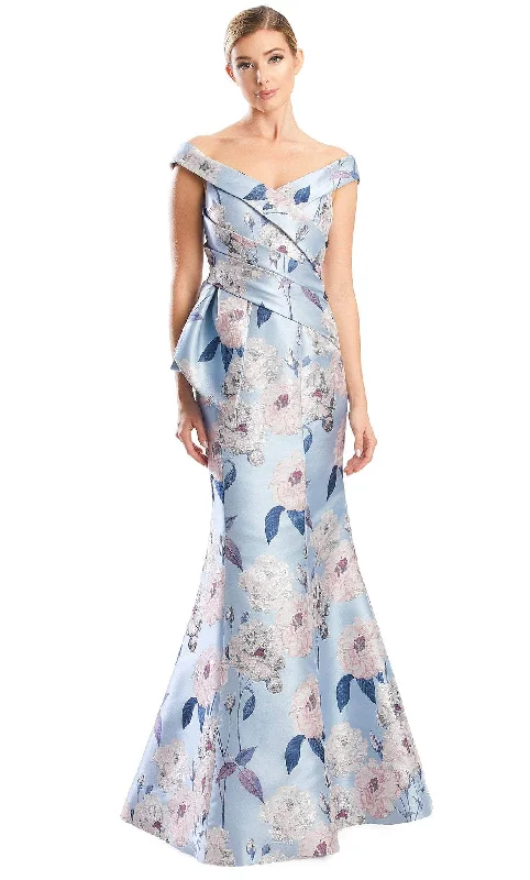 women's stylish dressesAlexander by Daymor 1767S23 - Floral Printed Evening Gown