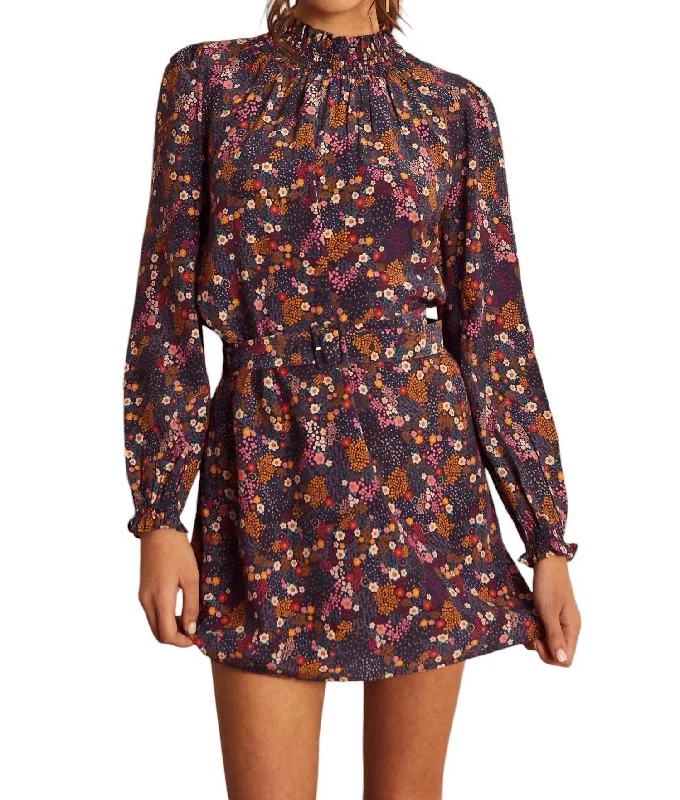 women's statement dressesCreed Mini Dress In Peacock Garden