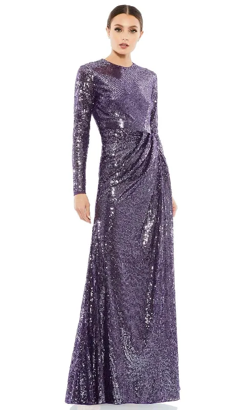 women's wrap dressesMac Duggal 10824 - Sequined Evening Gown | Couture Candy