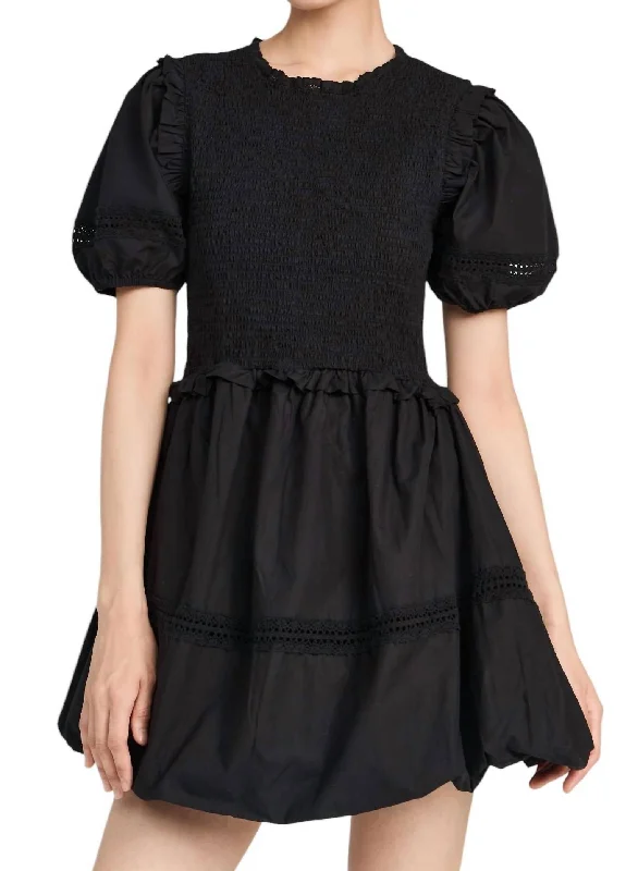 women's limited-edition dressesSandy Mini Dress In Black