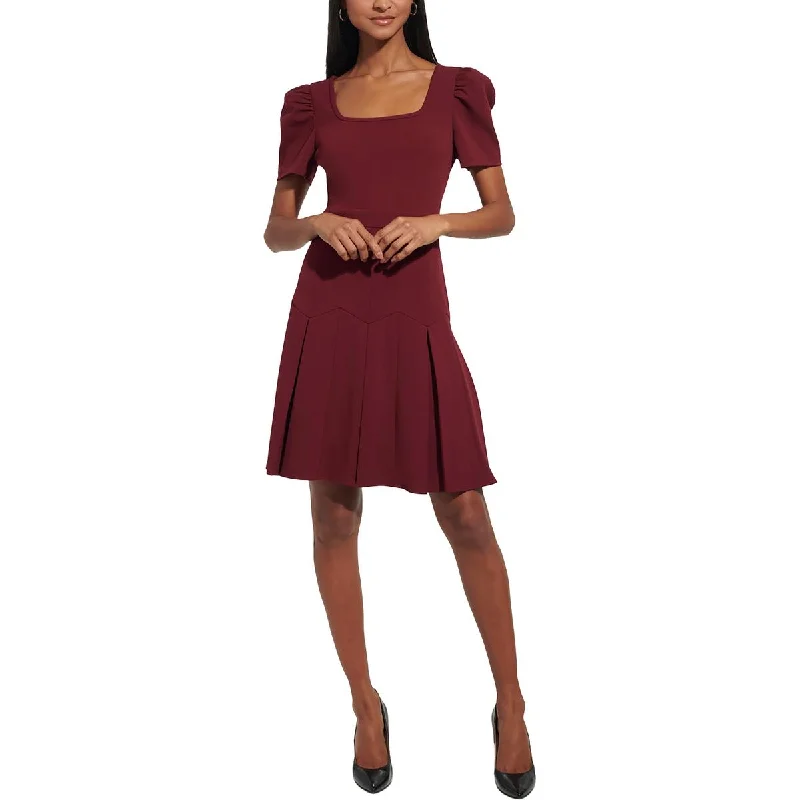 women's bell-sleeved dressesWomens Mini A-Line Fit & Flare Dress