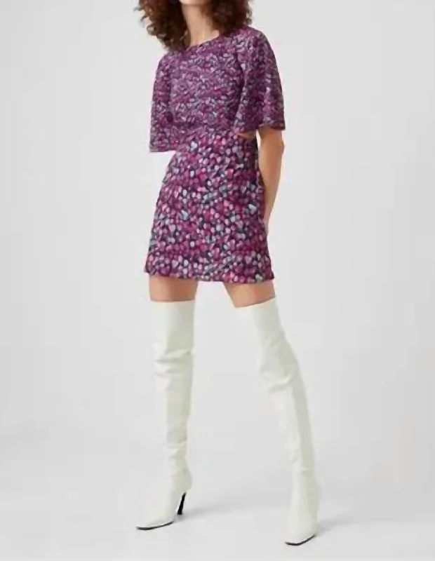 women's midi dressesBethany Verona Mini Dress In Purple