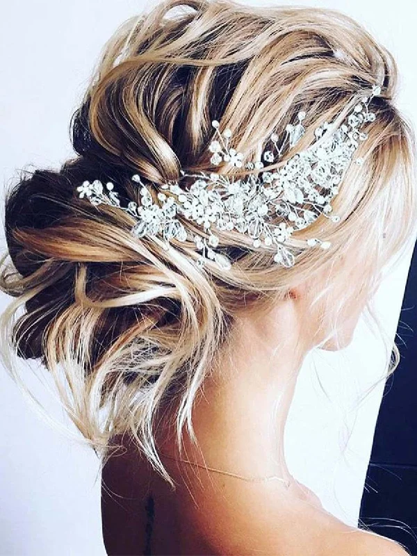 women's eco-friendly dressesCrystal Vine Hair Accessories for Weddings