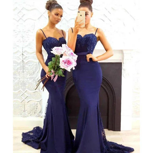 women's wrinkle-resistant dressesS4162F   2022 new  high quality off-shoulder long-sleeved bridal wedding fishtail women evening dress