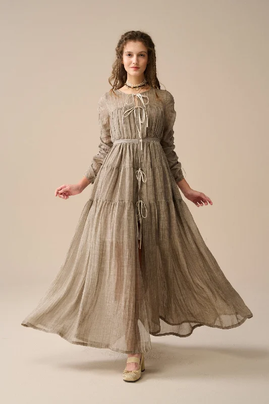 women's pear-shaped body dressesMaggie 35 | Fairy Linen Dress