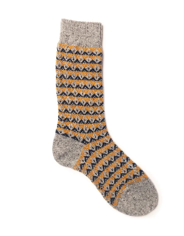 women's formal dressesFLECK FAIR ISLE WOOL MID CALF - MID GREY