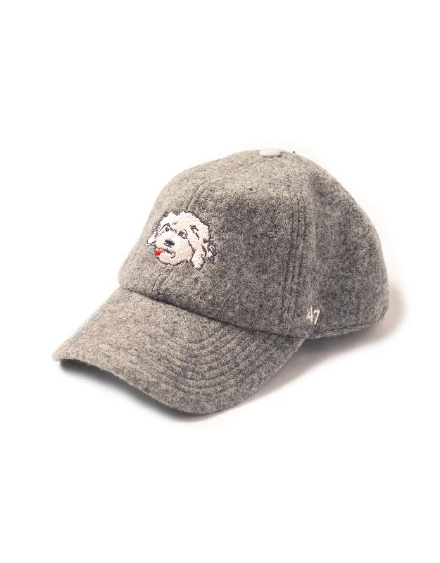 women's pear-shaped body dressesSHAGGY DOG BASEBALL CAP - GREY